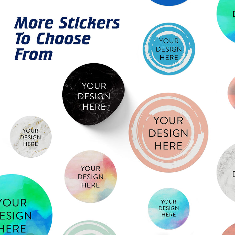 100 Custom Vinyl Stickers (100 Count)