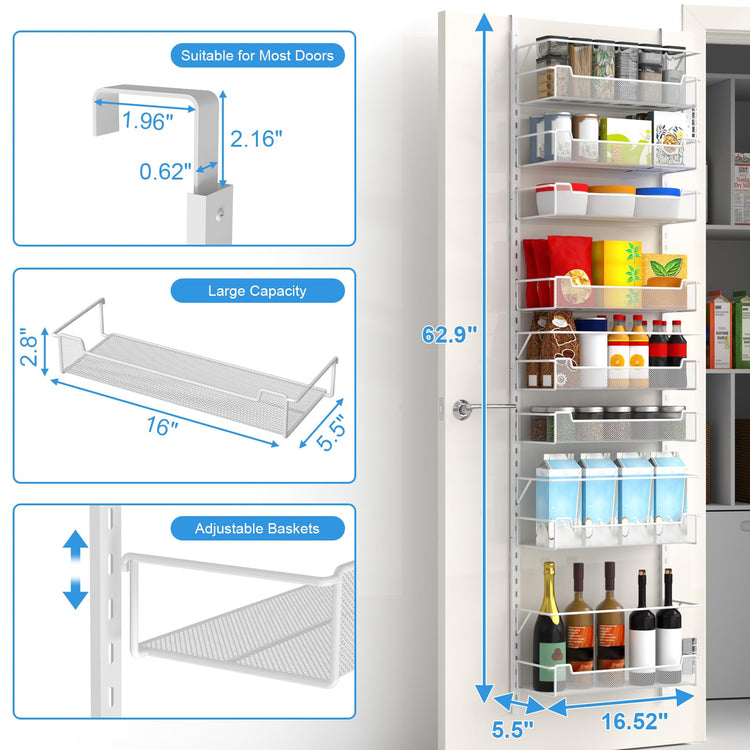 Over the Door Pantry Organizer