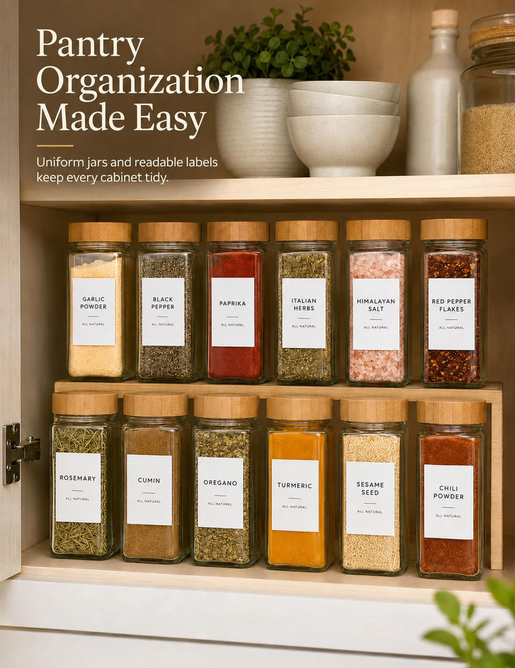 Spice Jar Set (24 Count)