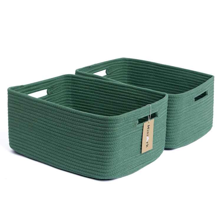 Large Storage Baskets for Shelves (2 Count)