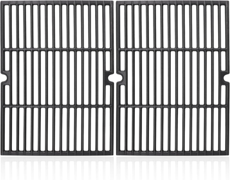 18 Inch Grill Grates Replacement for Charbroil 463268007, 463268008, 463257110, 463215513, Uniflame GBC750W, Master Forge GGP-2501, Thermos, Kenmore, Coleman Parts, Cast Iron BBQ Grill Cooking Grids.