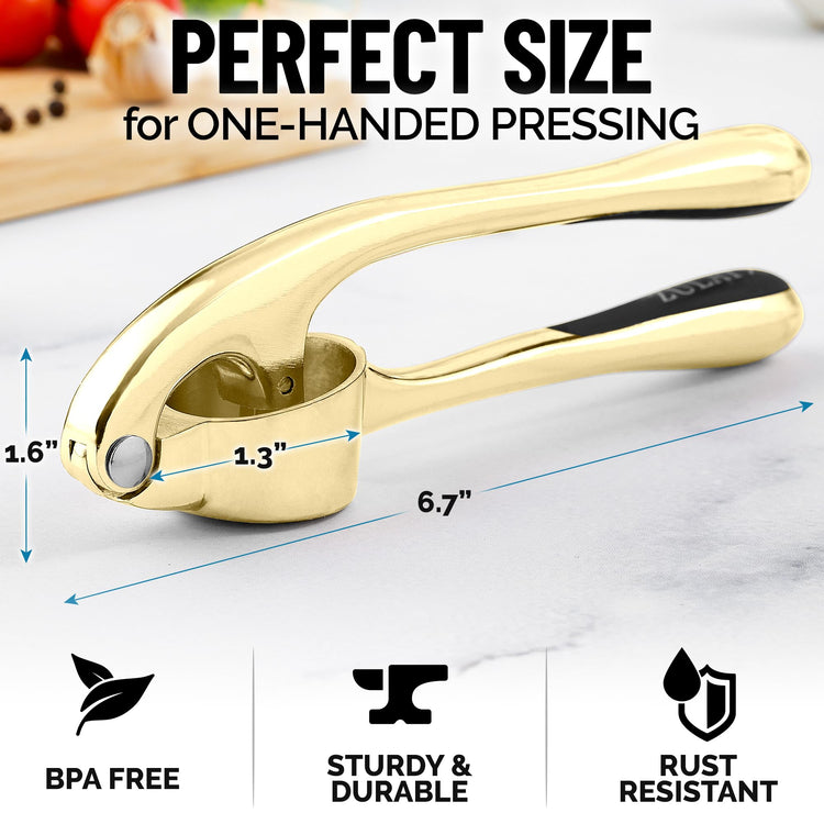 Premium Garlic Press with Soft