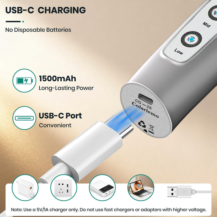 Milk Frother Handheld Rechargeable