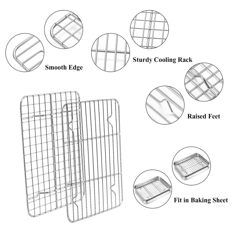 Baking Sheet with Rack Set