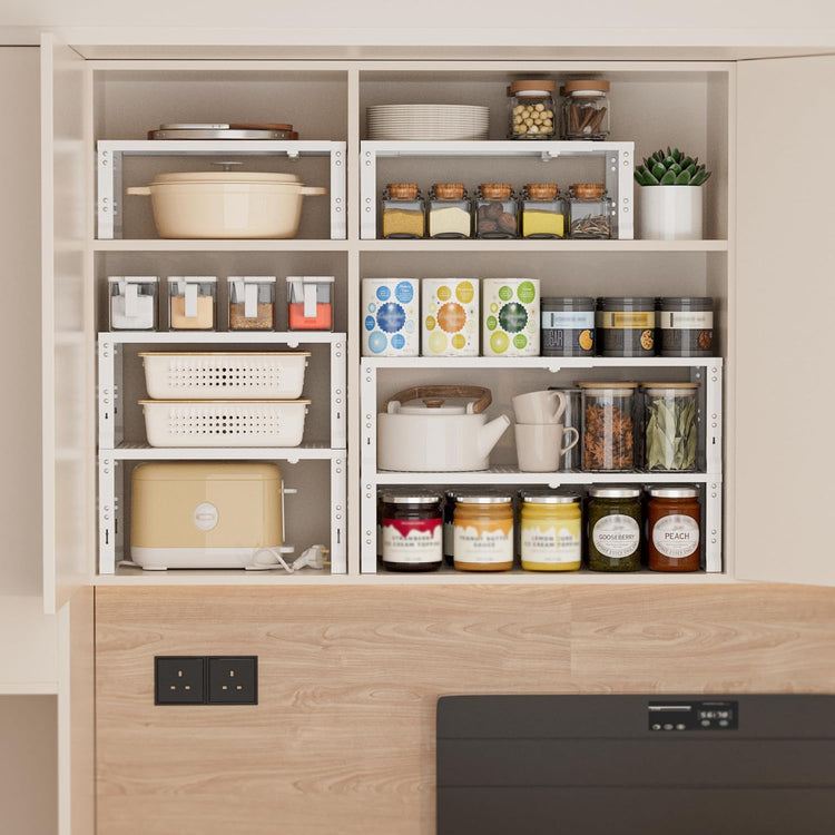 Heavy Duty Adjustable Metal Shelf Organizer (3 Count)