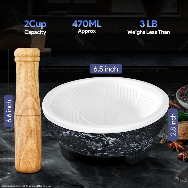 No Rock Powder Mortar and Pestle Set