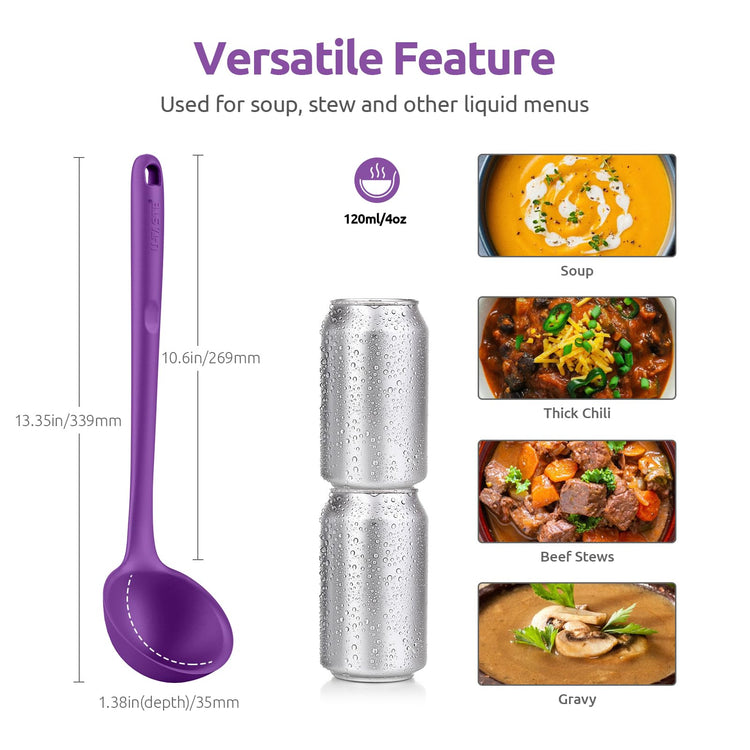 13 inch Silicone Soup Ladle