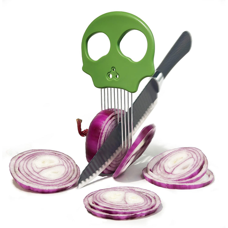 Stainless Steel Onion Cutter & Egg Slicer