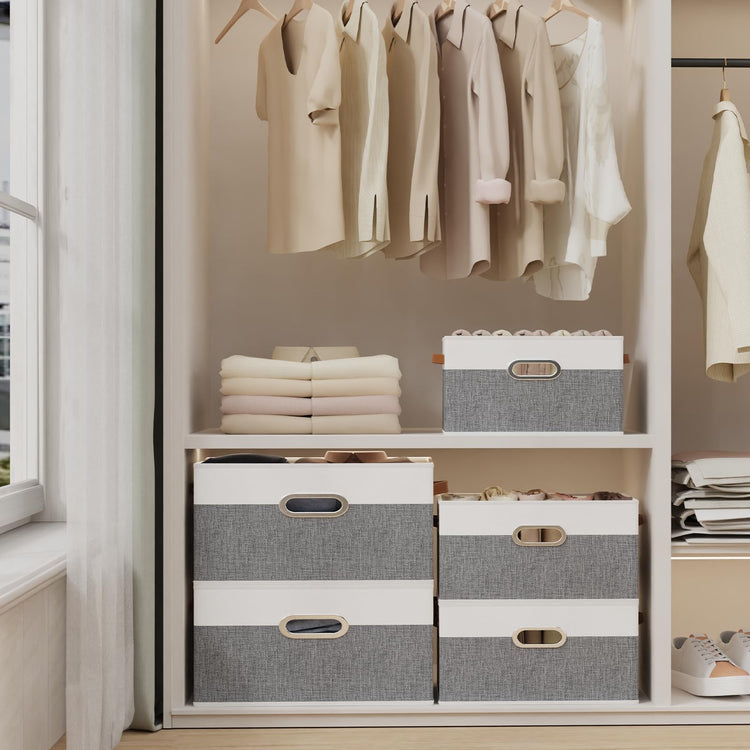Collapsible Fabric Storage Bins