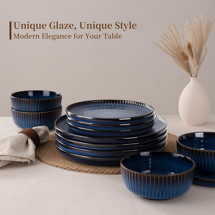 Stoneware Dinnerware Sets for 4 (12 Count)