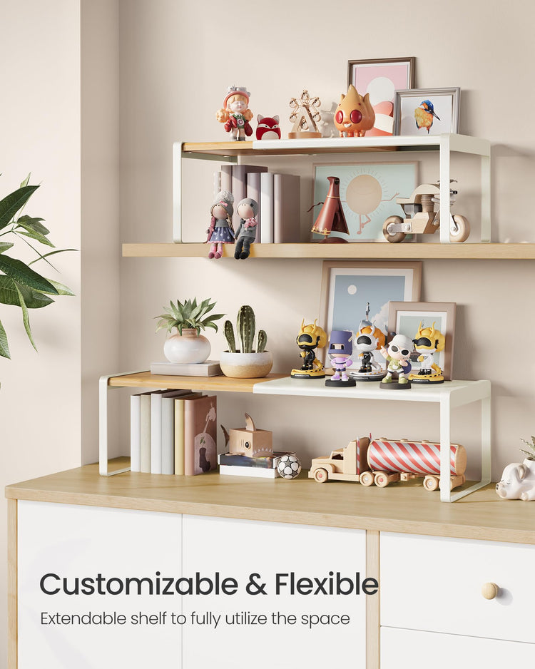Spice Rack Expandable Cupboard Shelf Orgnizer