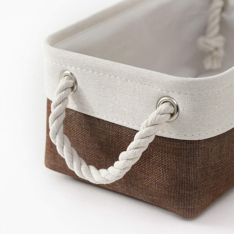 Small Storage Baskets for Shelves (4 Count)