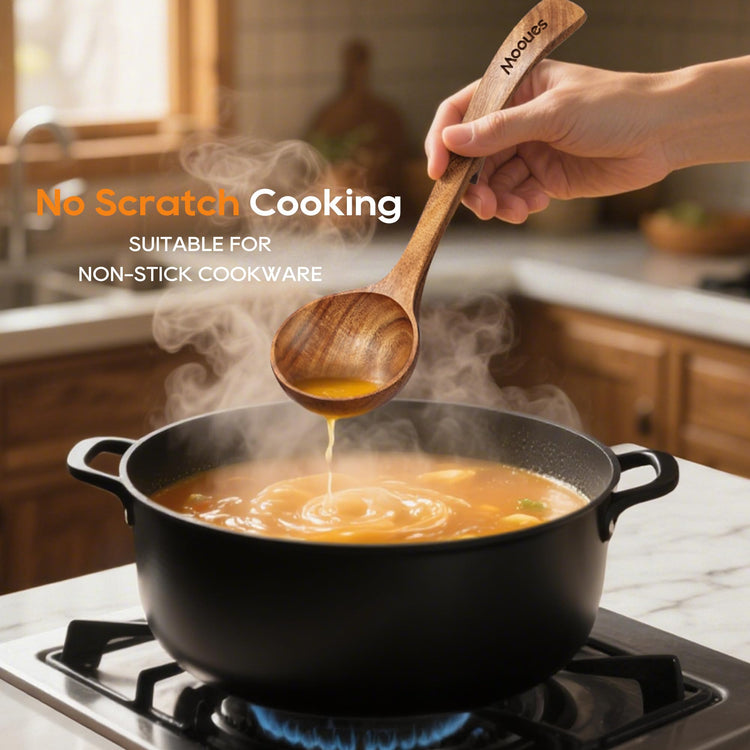 Wooden Ladle for Soup (3 Count)