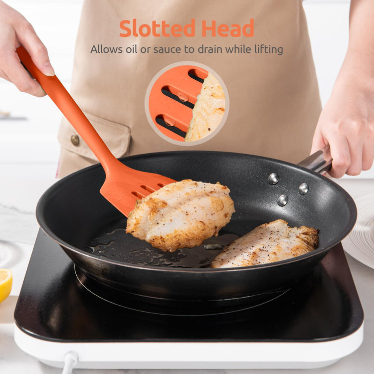 Silicone Turner Spatula Set of 2 (2 Count)