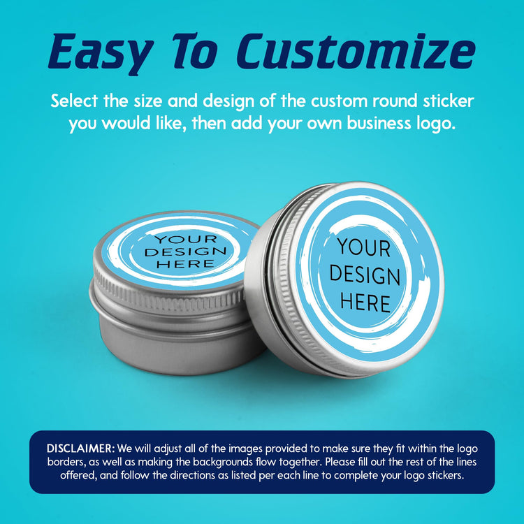Custom Vinyl Stickers Your Image (100 Count)