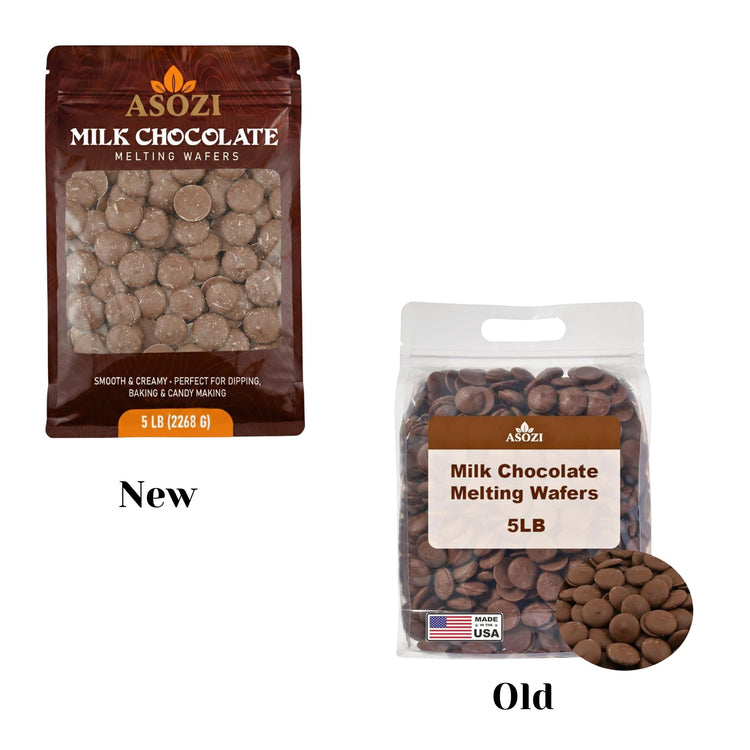 Milk Chocolate Melting Wafers 5lb (80 Ounce)