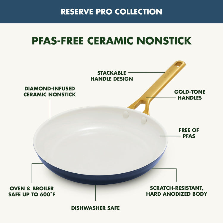Nonstick Reserve Pro 10 Piece Cookware Set