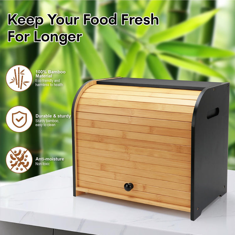 Bread Box for Kitchen Countertop