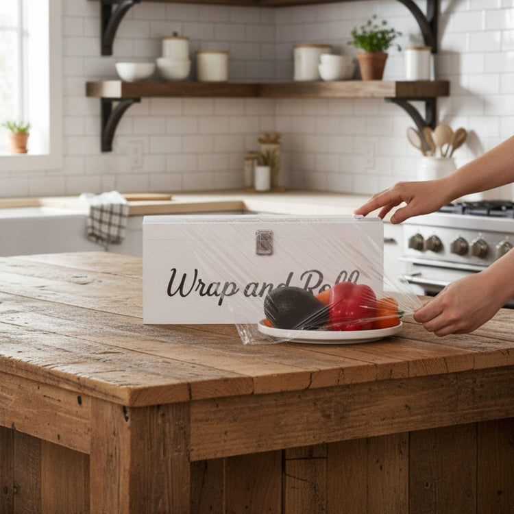 Plastic Wrap Dispenser with Cutter