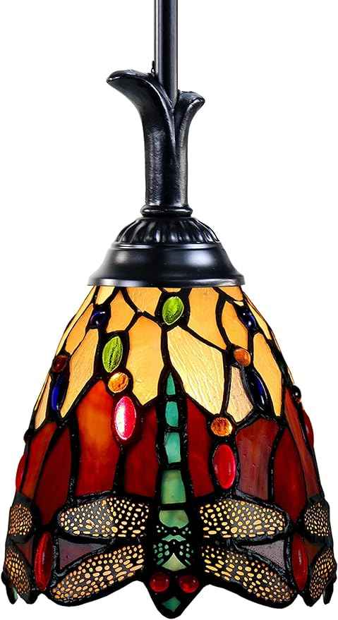 Dale Tiffany FTM10013 Corrall Mini Pendant, Antique Bronze
