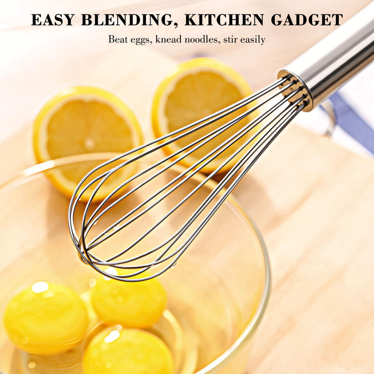 3 Pack Stainless Steel Whisk Set (3 Count)