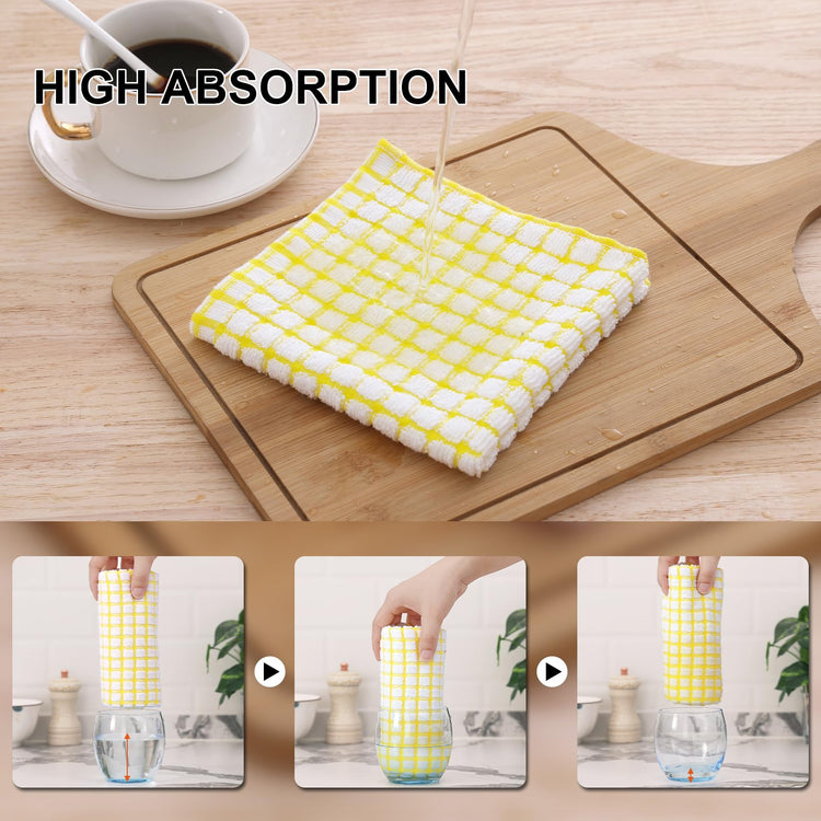 Cotton 6 Pack Terry Kitchen Towels (6 Count)