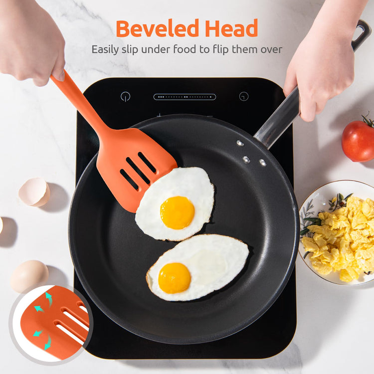 Silicone Turner Spatula Set of 2 (2 Count)