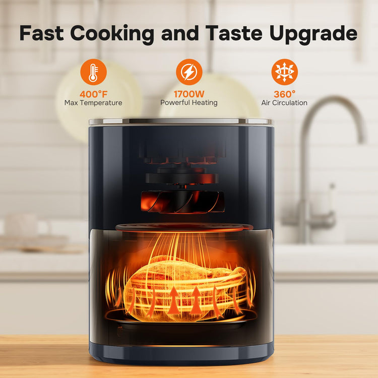 Air Fryer 6.34 QT Digital Airfryer with Visible Window