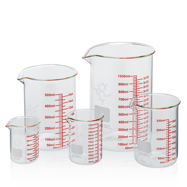 High Borosilicate Glass Measuring Cup Set