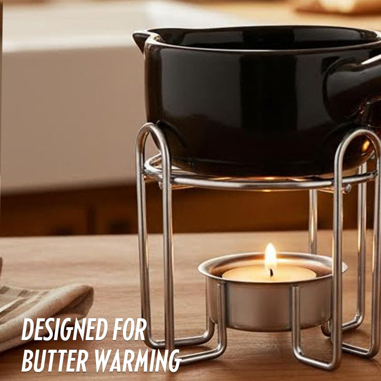 Butter Warmer with Handle for Seafood Set of 4