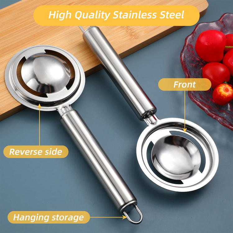 2PCS Egg Separator for Raw Eggs Eggs Yolk White Separation Tool