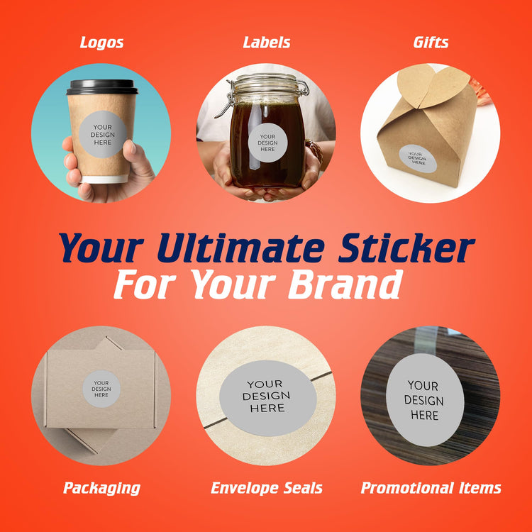 Custom Vinyl Stickers (100 Count)