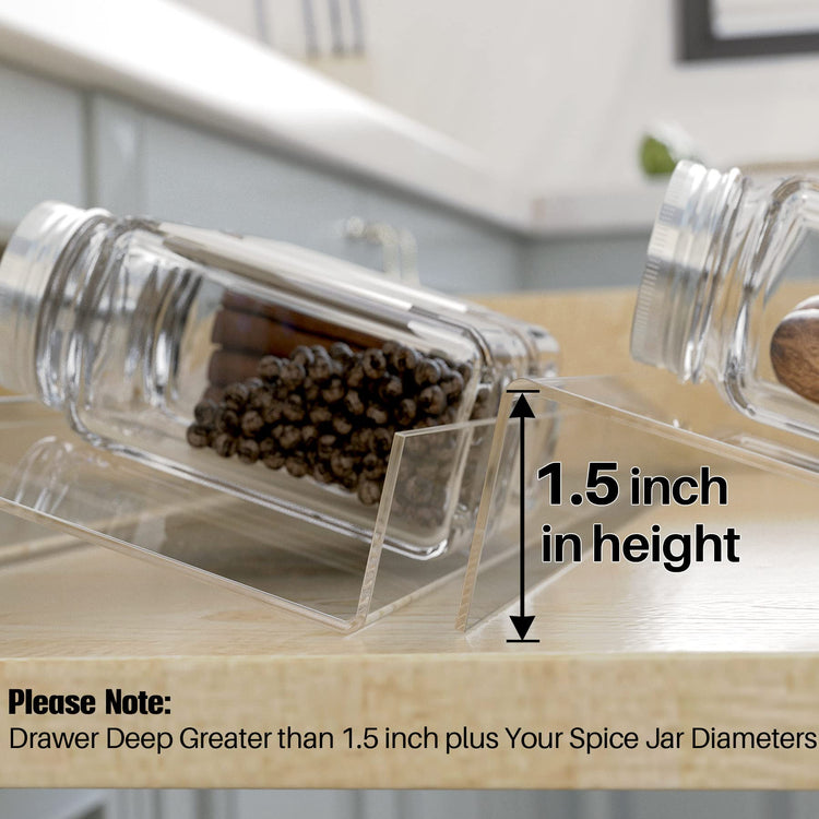 Spice Drawer Organizer (8 Count)
