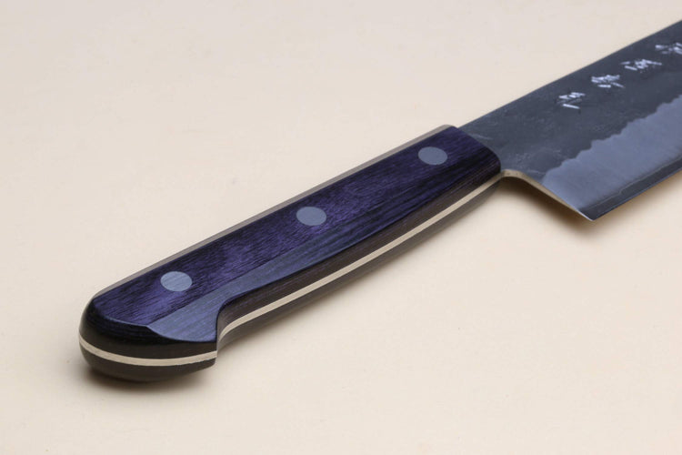 Stainless Clad Nashiji Ginsan High Carbon Stain Resistant Steel Santoku Multipurpose Knife