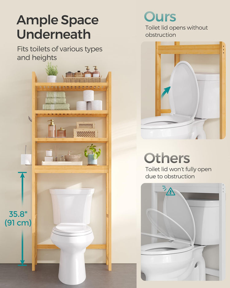Over The Toilet Storage