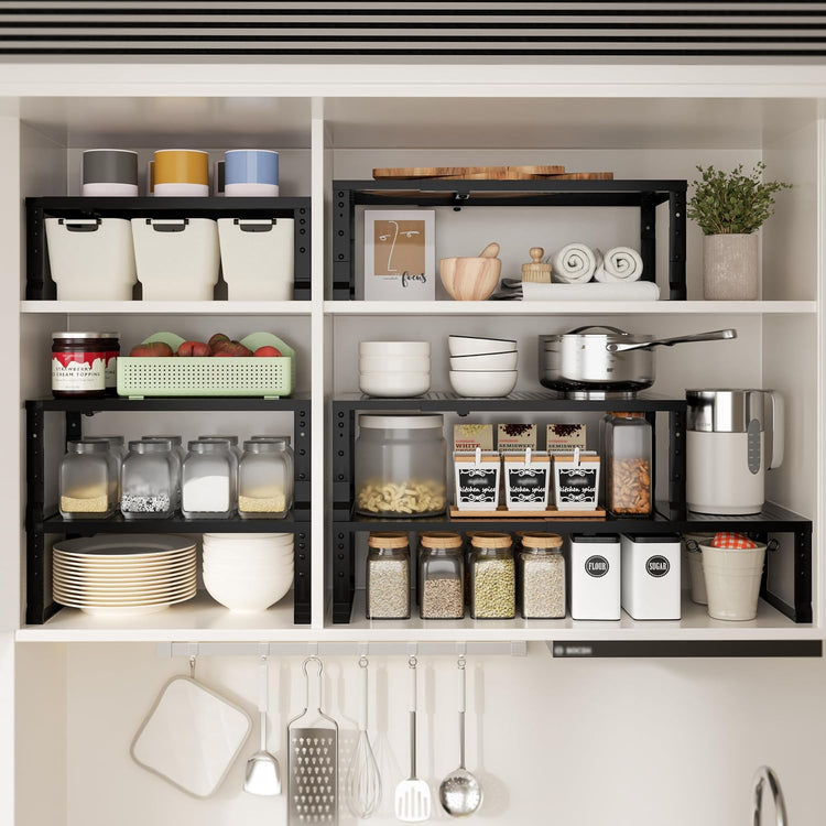 Expandable Spice Rack & Kitchen Cabinet Organizer (2 Count)
