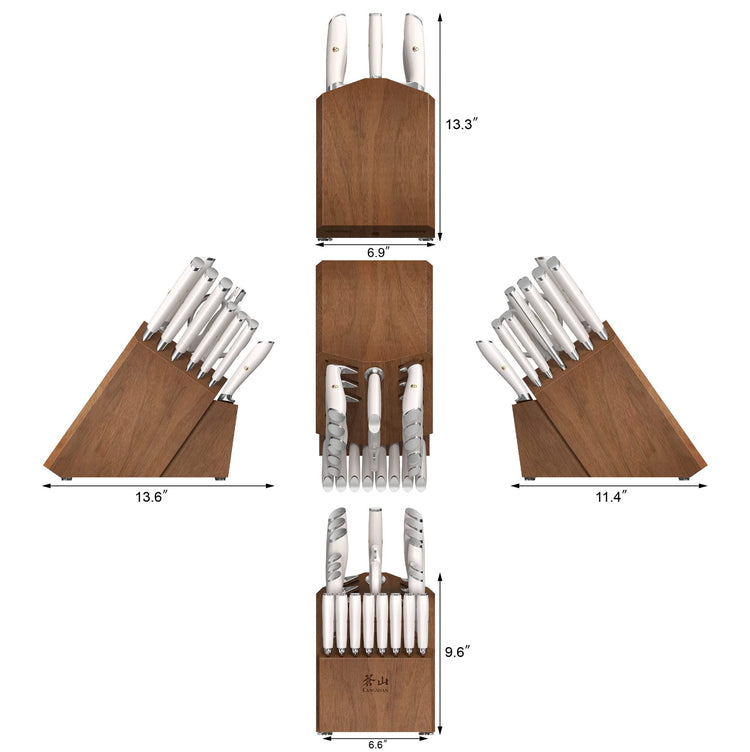 L1 Series 23 Piece Classic Knife Block Set (23 Count)