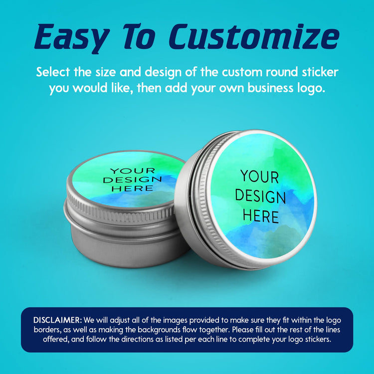 100 Custom Vinyl Stickers (100 Count)