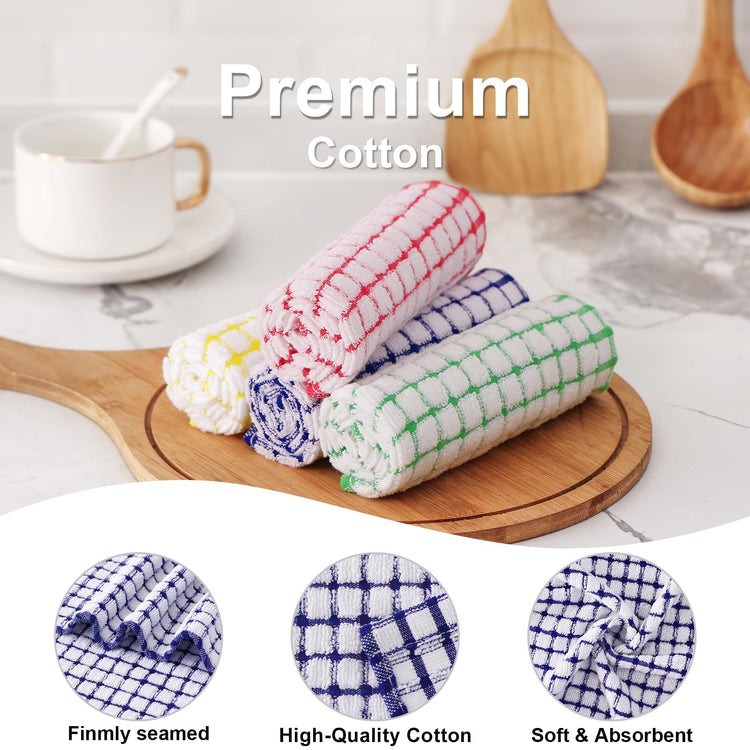 Cotton 6 Pack Terry Kitchen Towels (6 Count)