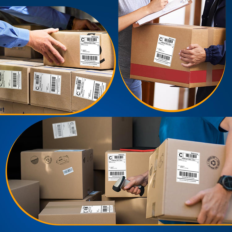 880 4"x 6" Thermal Shipping Labels Replacement for DYMO 1744907 (880 Count)