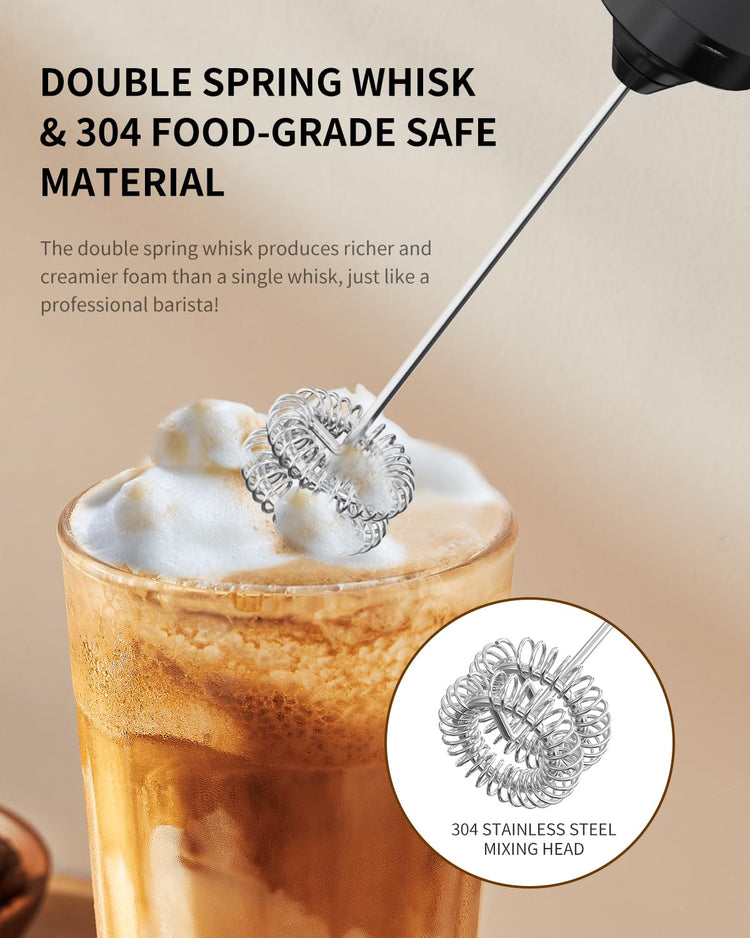 Rechargeable Milk Frother Handheld