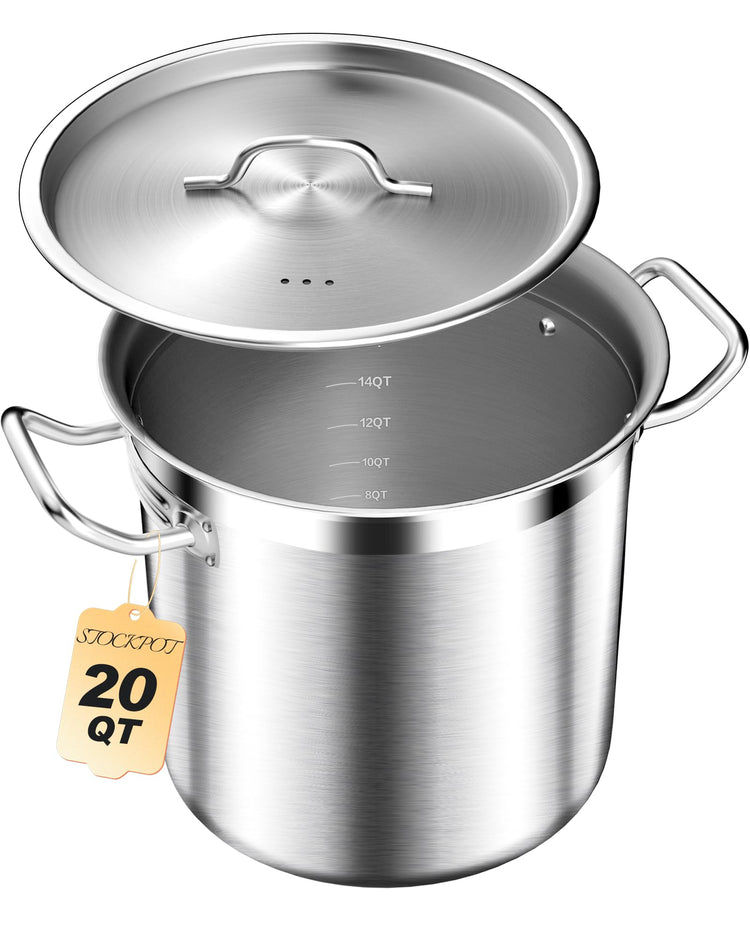 20 Quart Soup Pot with Lid