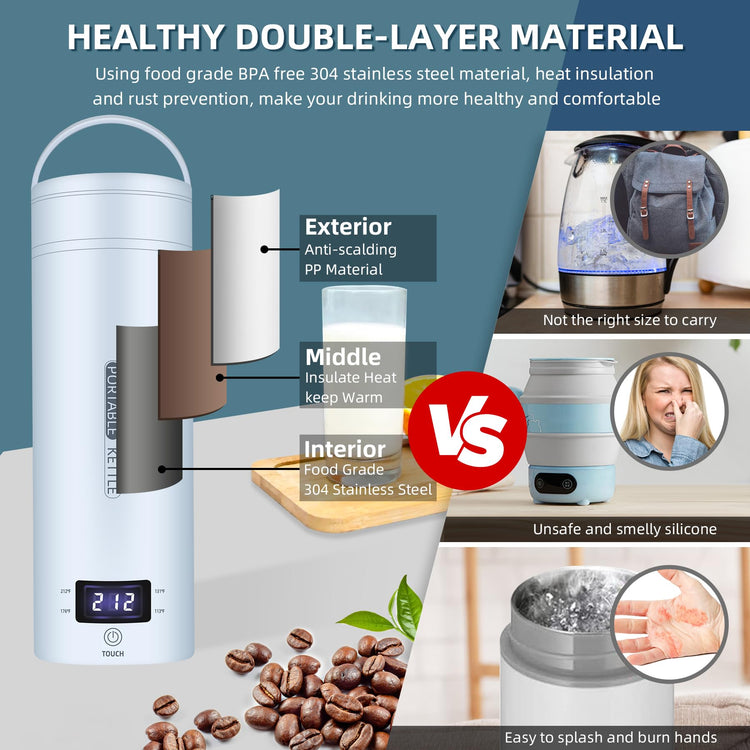 Portable Electric Kettle Travel