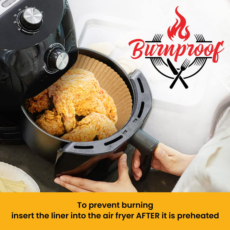 Small Round Air Fryer Liners 6.3" (125 Count)