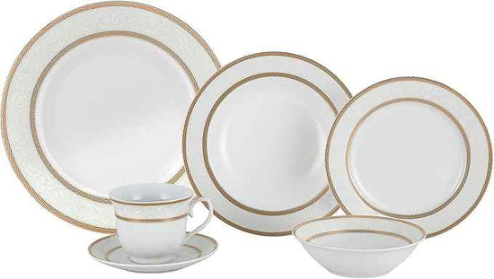 Lorenzo Amelia 57-Piece Dinnerware Set, Service for 8