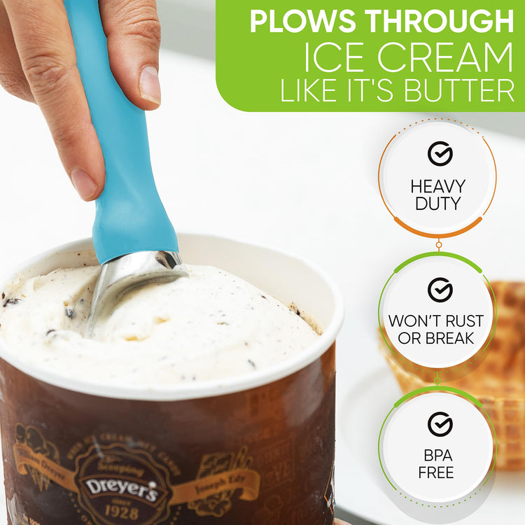 Heavy Duty Metal Ice Cream Scoop w
