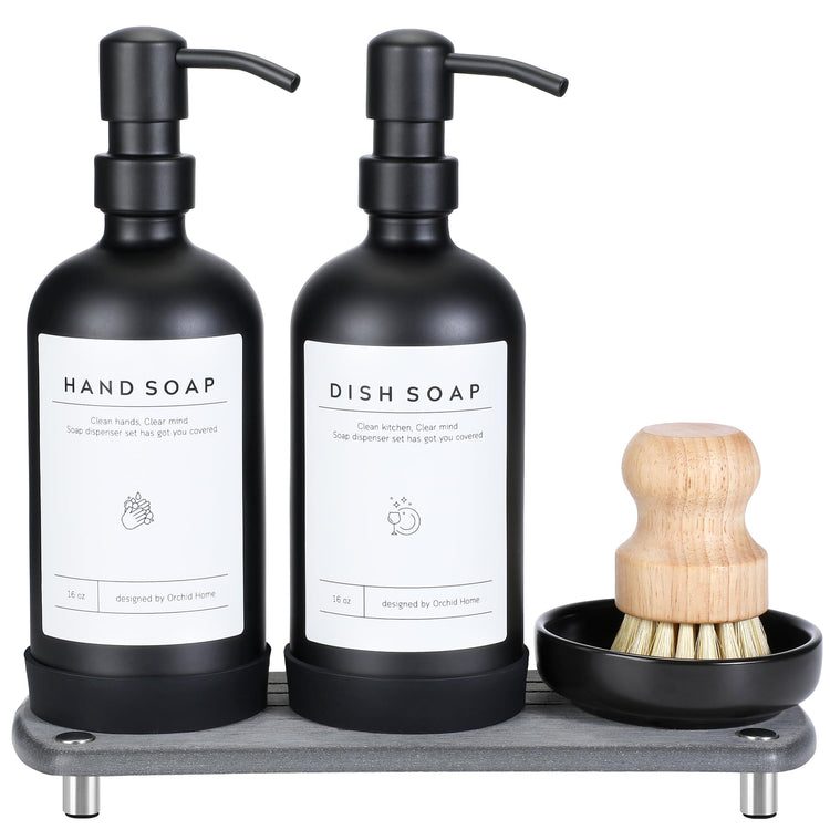 Luxury] Kitchen Soap Dispenser Set