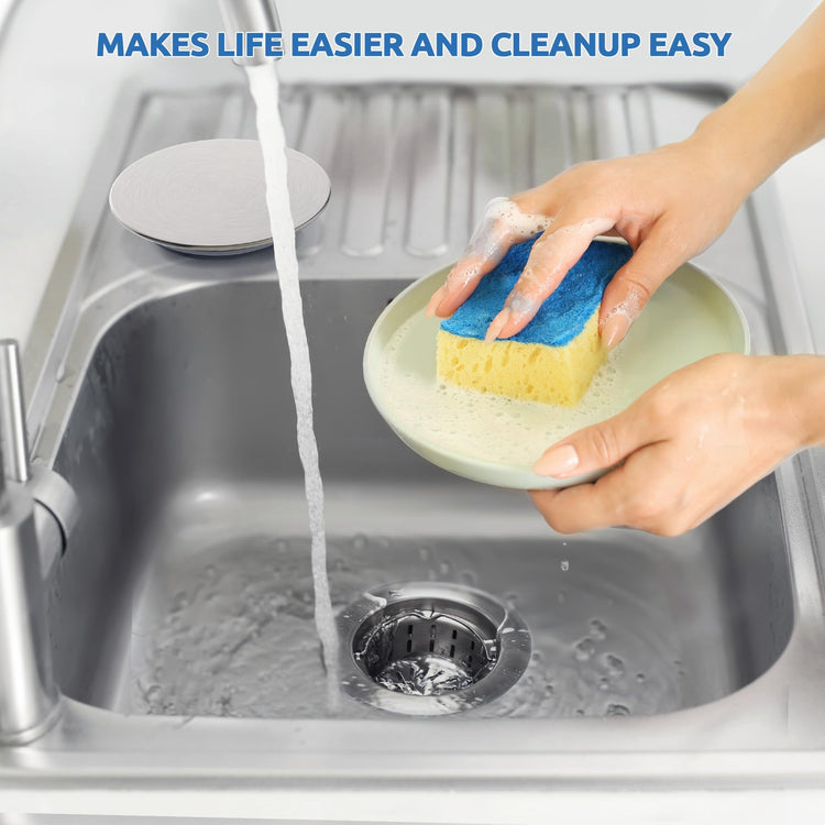 Kitchen Sink Drain Assembly with Removable Deep Basket Strainer