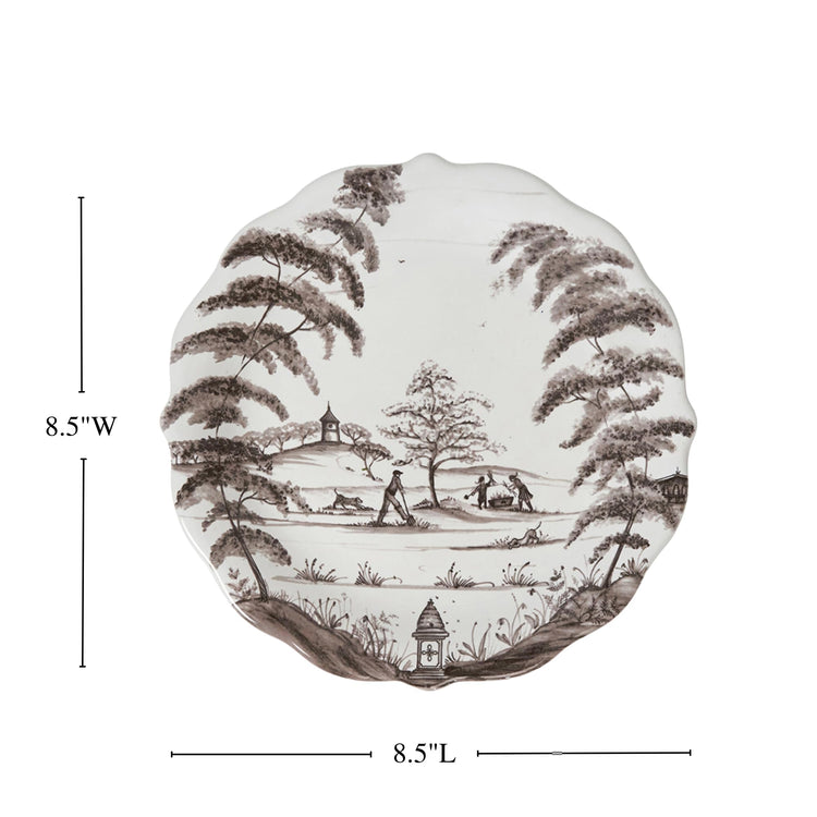 Country Estate Party Plate Assorted Set (4 Count)