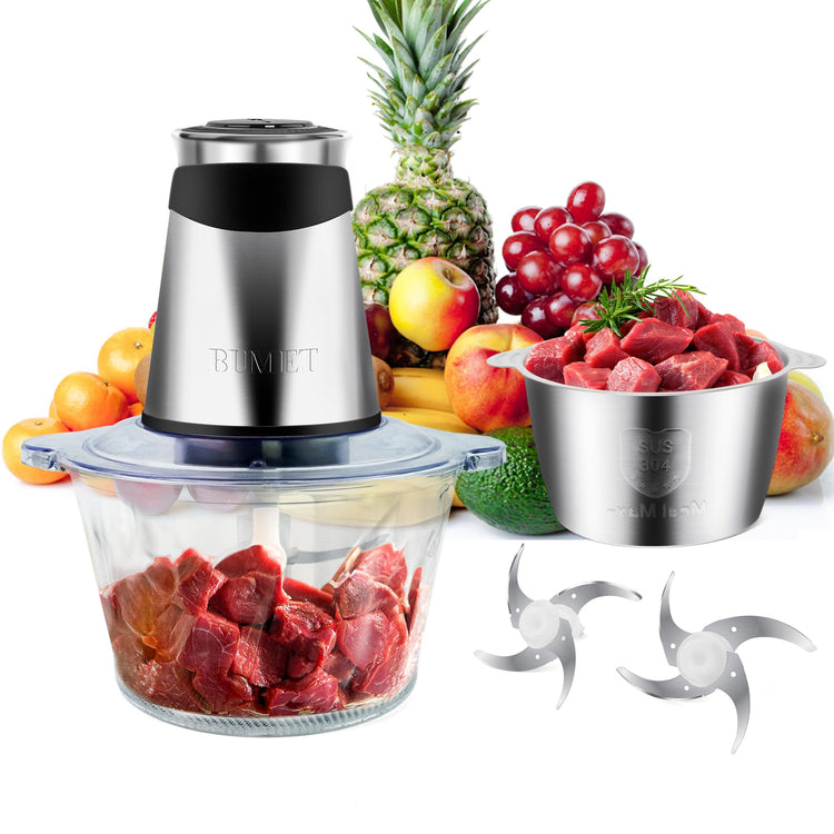 500W Meat Grinder 2×8